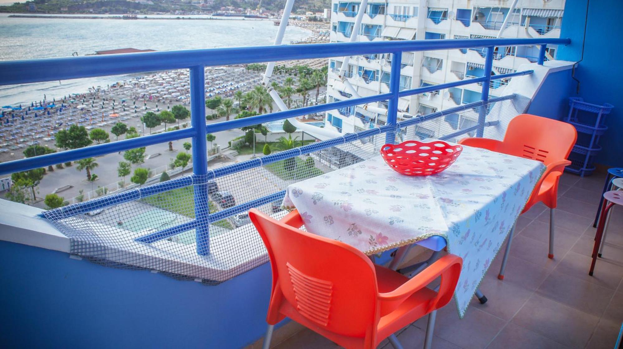 Nada Seaview Apartment Shengjin Bagian luar foto