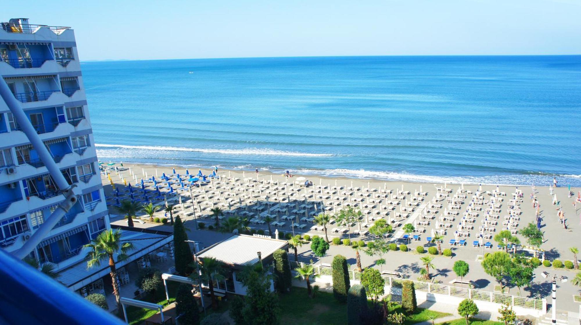 Nada Seaview Apartment Shengjin Bagian luar foto