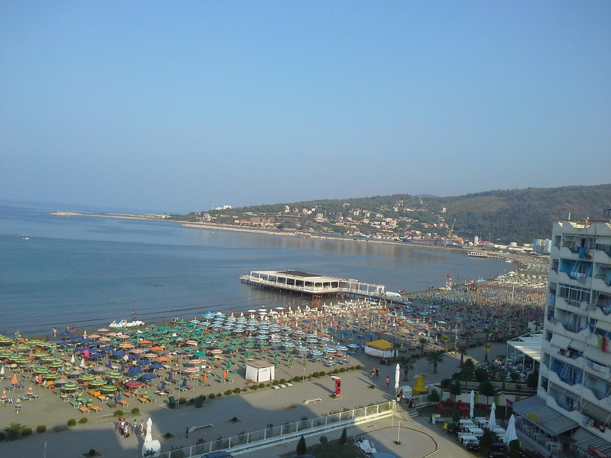 Nada Seaview Apartment Shengjin Bagian luar foto